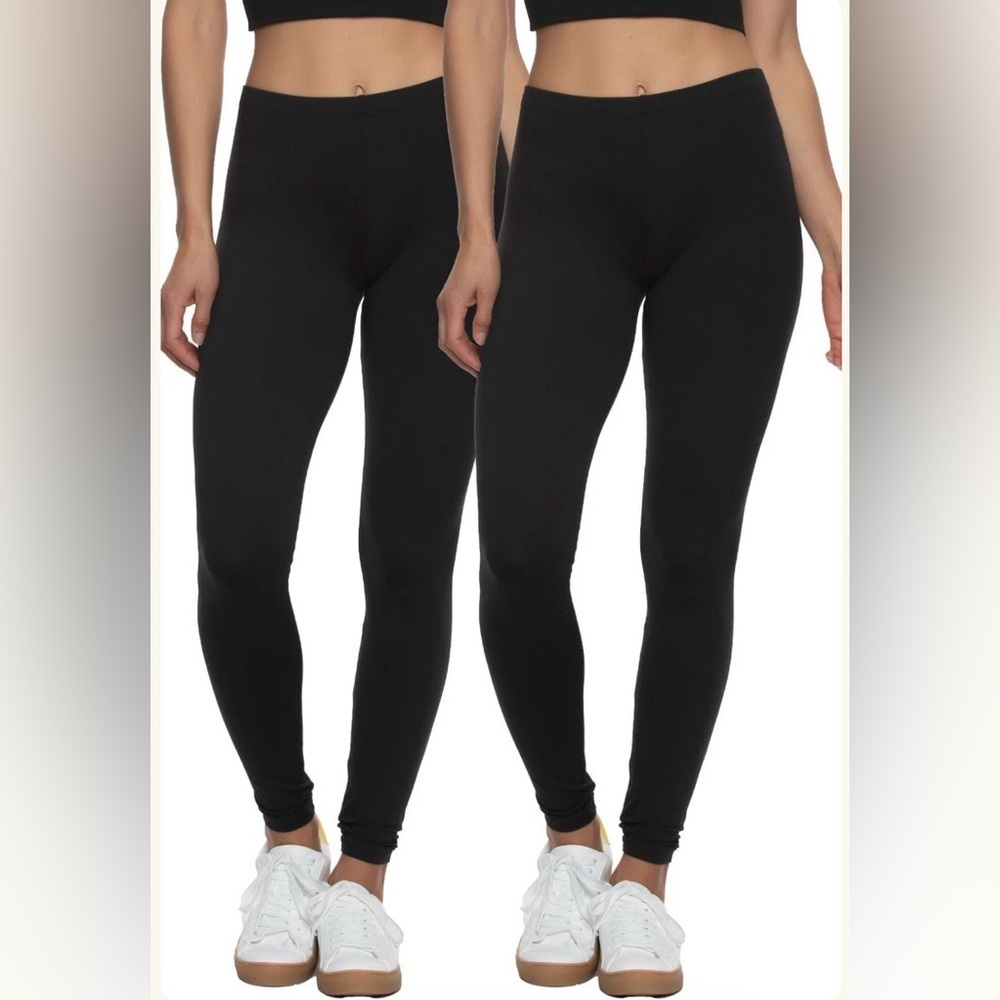 Felina Velvety Soft Black Leggings